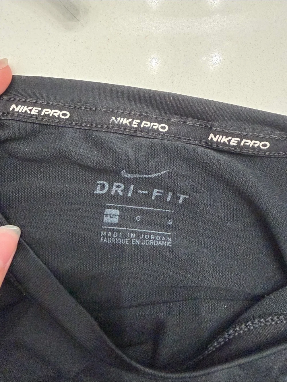 Nike Black Men's Long-Sleeve Crew Training Tee